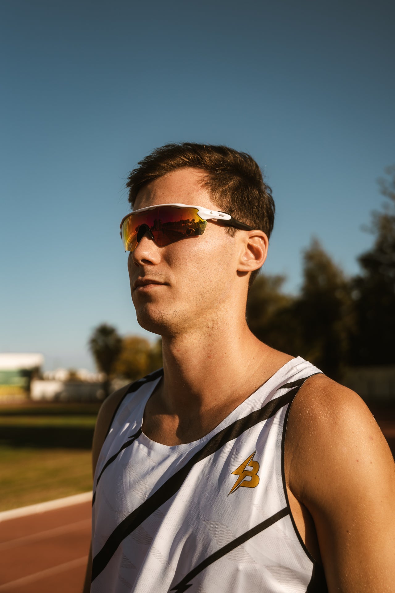 Gafas de sol deportivas B-PACE vision X1 (Blanco)